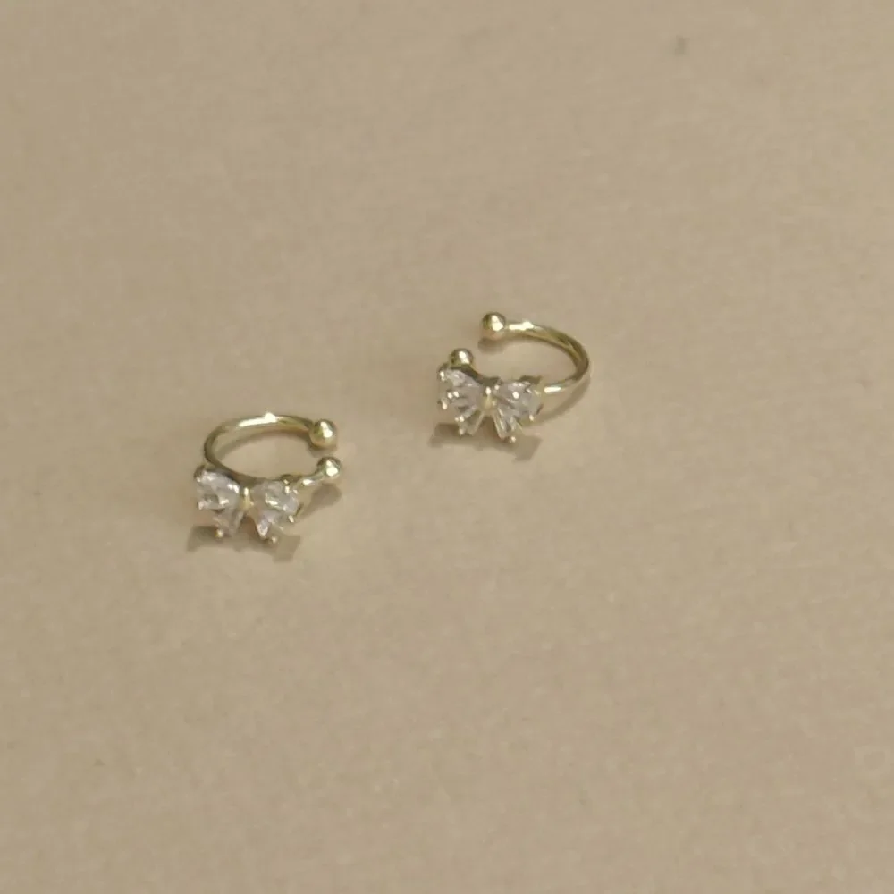 Diamond cuff earrings N1244